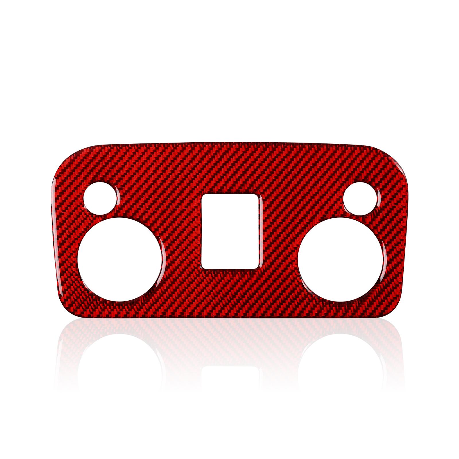 

Для Ford Mustang GT 2015-аксессуары из углеродного волокна, лампа для чтения, рамка, наклейки, внутренняя отделка красный