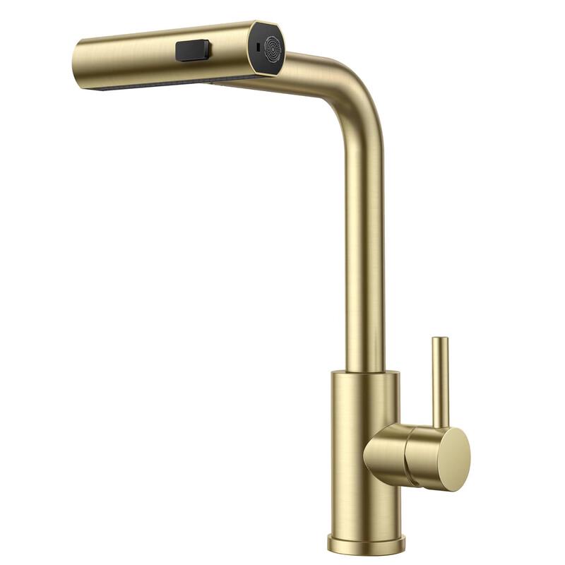 Yuzhuxun 304 Stainless Steel Wall-Mounted Ret retractable Kitchen Faucet