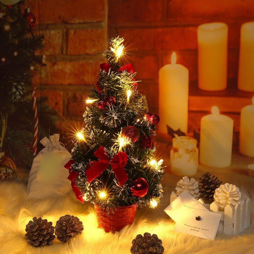 Christmas Tree Home Bedroom Party Decorations Artificial Christmas Tree Children DIY Handicraft 2025 New Year Gift