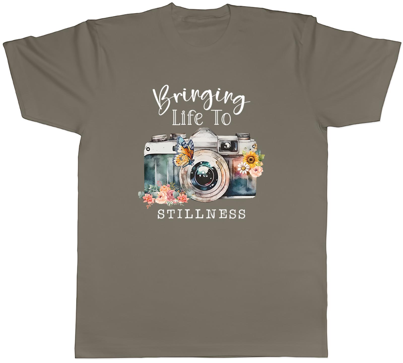 Photography Photo Mens T-Shirt Bringing Life to Stillness Unisex Tee Gift XXXXL