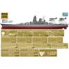 Monochrome 1/200 Japanese Navy Battleship Yamato Plastic Model A141 (Ship)