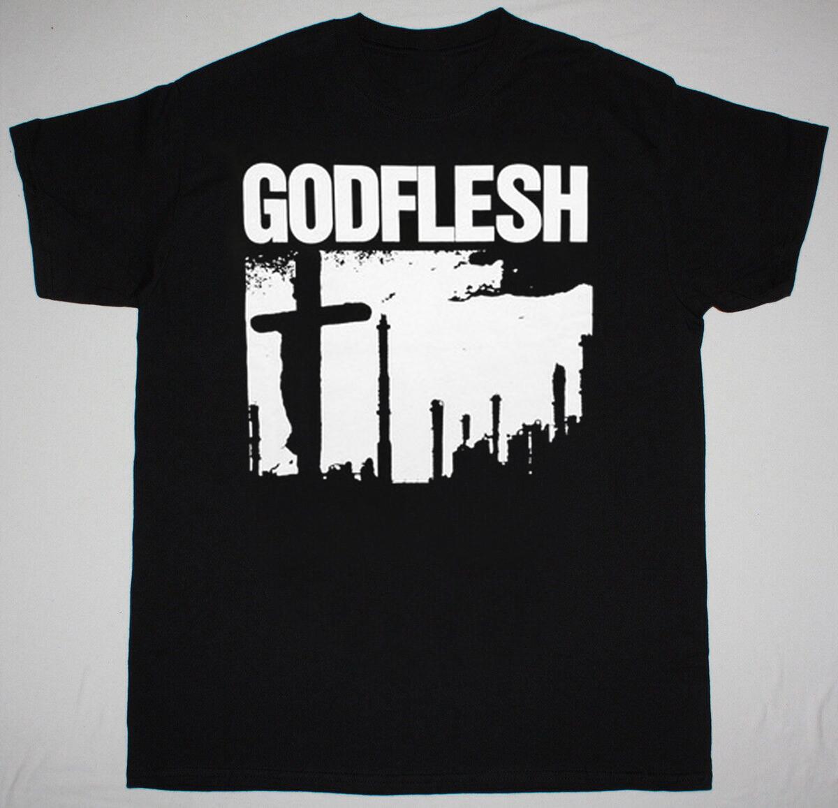 Godflesh Band - Love And Hate Short Sleeve Black All Size Shirt M