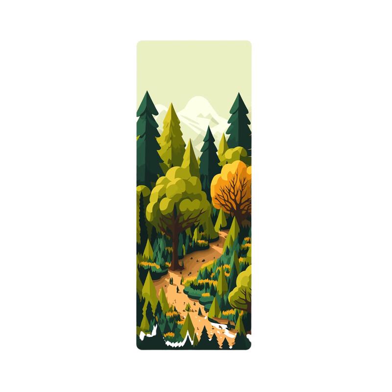 Yimai Rainforest River Foldable PU Rubber Yoga Mat