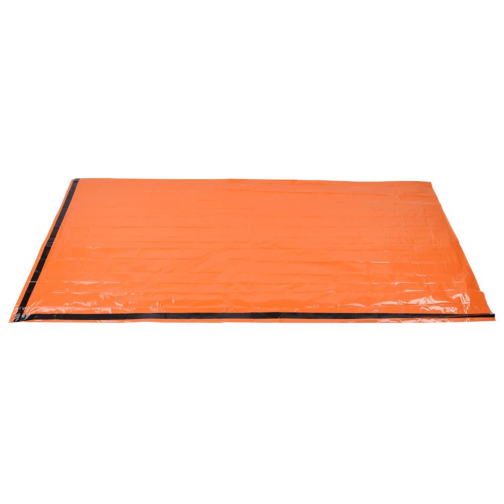 

Outdoor Portable Emergency Sleeping Bag Keep Warm Moisture Proof Pad Reflective Camping Mat Orange