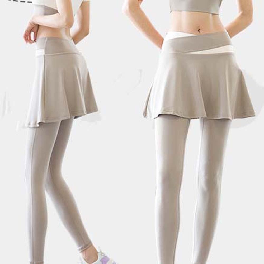 High Waist Fitness Leggings Combined in One Sports Yoga Pants  Prevent Embarrassment