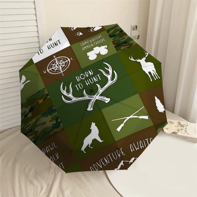

1PC Hunt Camo Umbrella-8-Rib Reinforced, Automatic Open, Lightweight & Durable, Fashion Accessory for Outdoor, H0414
