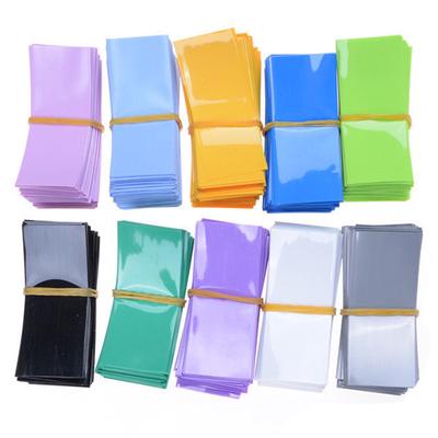 100Pcs 18650 Battery Wrap Pvc Heat Shrink Tubing Precut Battery Film Tape Cover