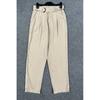 Exported To the United States, Original Tencel Lyocell Woven Comfortable Spring and Autumn Women's Wide-Leg Straight Nine-Point Casual Pants
