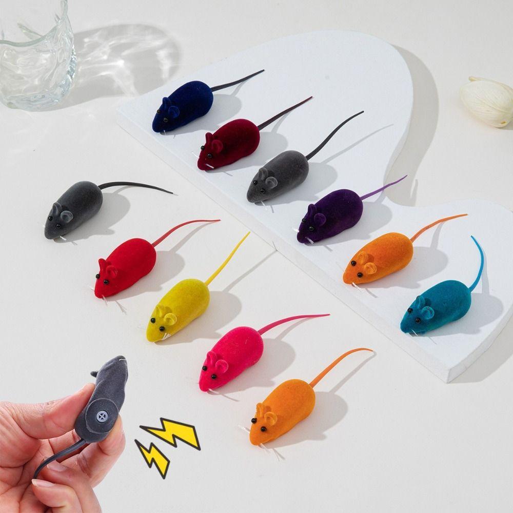 Sound Cat Toy Rubber Cat Teaser Toy Funny Kitten Interactive Toy  Pet