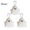 Sacs à dos Accessoire Fantôme 1/2/3 Pièces Halloween Porte-clés Peluche Pendentif, Ornement Blanc Peluche avec Chaîne de Perles, et Sacs à Main Accessoires Décoratifs Charme