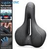 Bicycle Saddle Hollow Breathable Shockproof Cycling Seat PU Non-Slip Leather Cushion Lightweight Bike Saddle Cycling Accessories