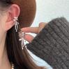 Korean Style Tassel Butterfly Ear Cuff: Exquisite No-Piercing Clip-On Earrings for Women