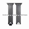 Compatible Fish Scale Metal Strap for Apple Watch: Stainless Steel Honeycomb Band, In Stock.