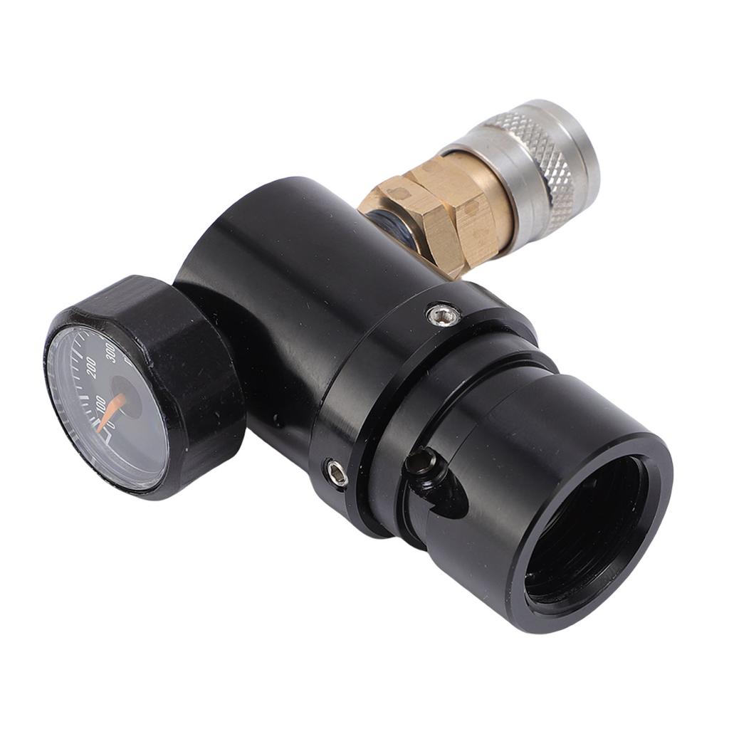 Mini CO2 Regulator Low Pressure Fast Refresh Pressure Regulator Input Thread G1 2 14 Output 20psi to 200psi Adjustable