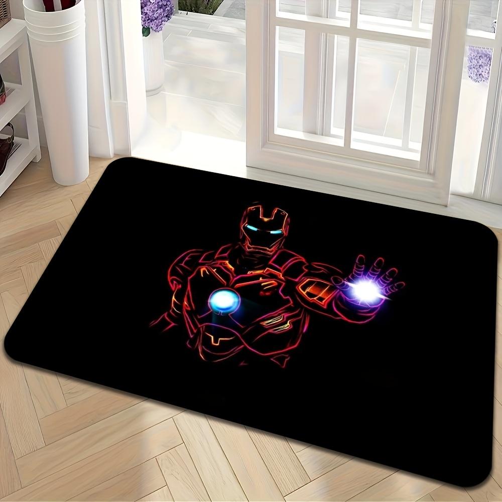1pc, Floor Mat, Designed with Superhero & Classic Heroes Theme, Multiple Sizes, Suitable for Living Room, Bathroom, Kitchen,