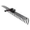 Tow Behind Landscape Rake 60" Lawn Dethatcher Rake with 21 Steel Tines