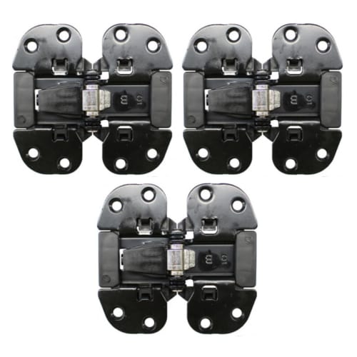 Generic Closet Folding Door Center Hinge, MDV403-nkg, Set of 3, Metal, Includes 24 Mounting Screws