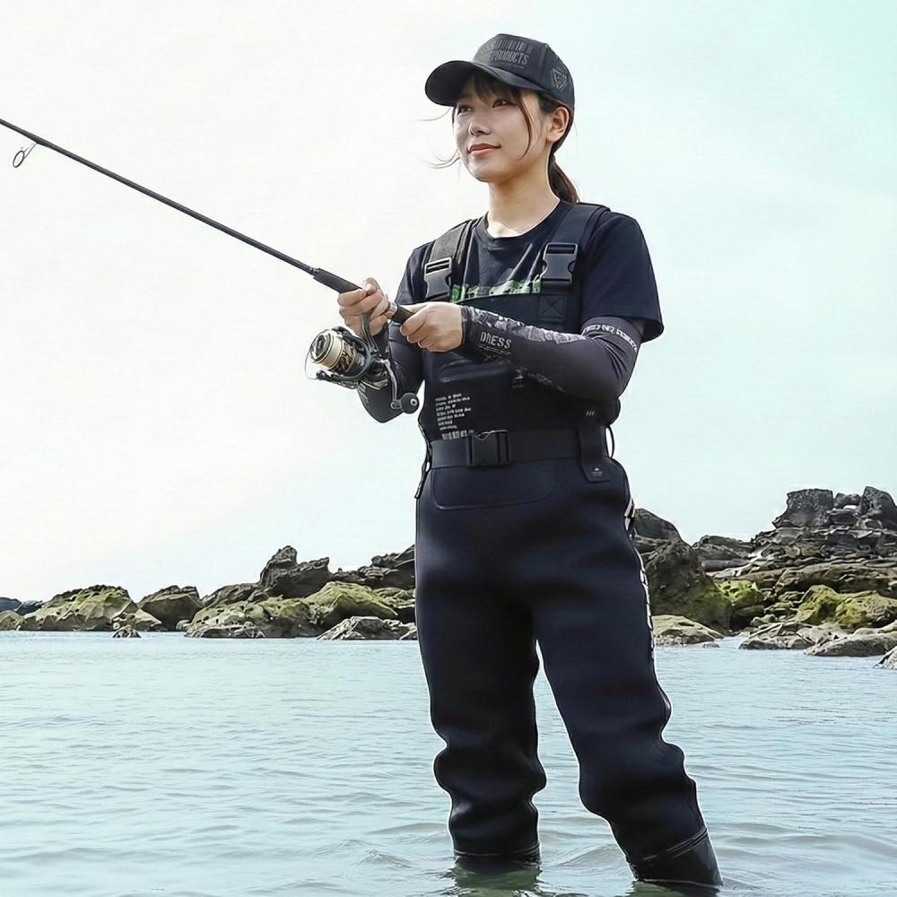 DreS CheSt High WaderS S 2xl Waterproof Breathable fiShing bootS