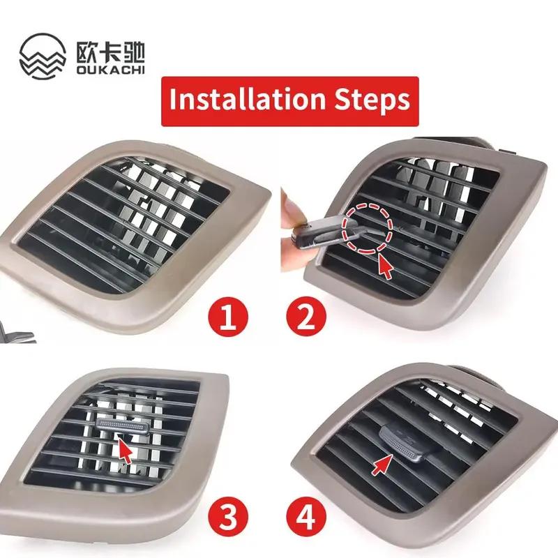 Car A/C Air Vent Grille Tab Clip Automobile Air Conditioner Outlet Repair Kit For Hyundai VERNA SOLARIS 2010-2016