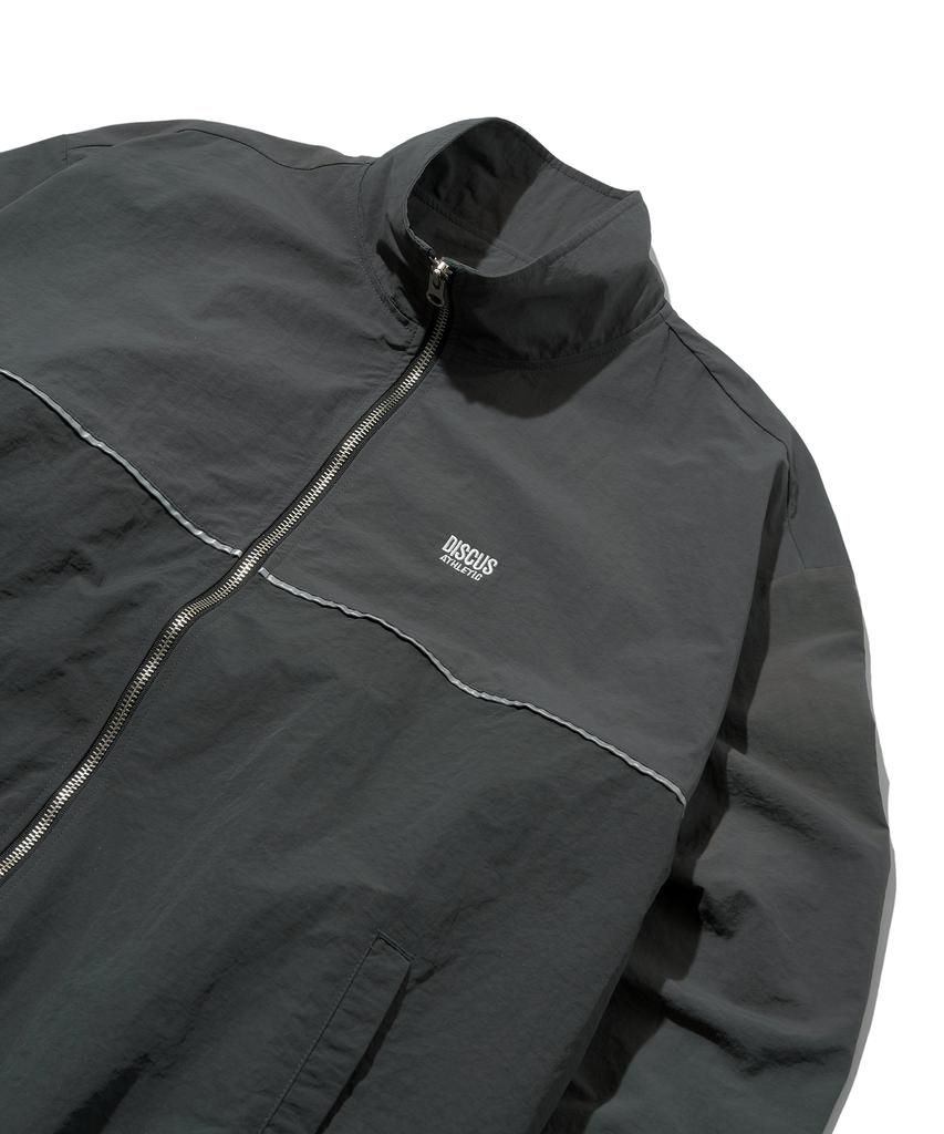 Discus Athletic Logo Track Jacket Charcoal