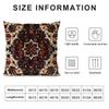 Persian Rug Pattern Cushion Cover Soft Plush Fabric Double-Sided Printed Sofa Cushion Cover For All Seasons Home Decor Gift