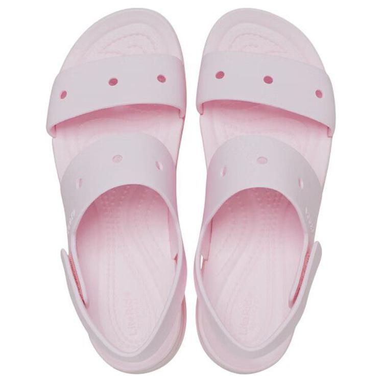 Crocs Brooklyn EVA Lightweight Open-Toe Beach Sandals Women Sandals Pink 210676-6ZW