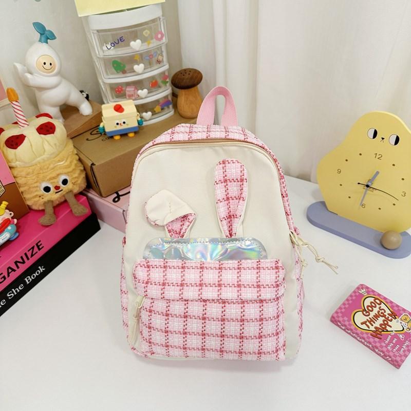 

Нова корейська версія дитячого гарного студентського рюкзака 2024 року. Мультяшний шкільний рюкзак. Мила особистість. Рюкзак великої місткості рожевий