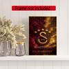 Galatasaray Customize Your Name Diamond Painting Round Diamond Diy Frameless Holiday Artwork Suitable For Home Office Wall Decoration