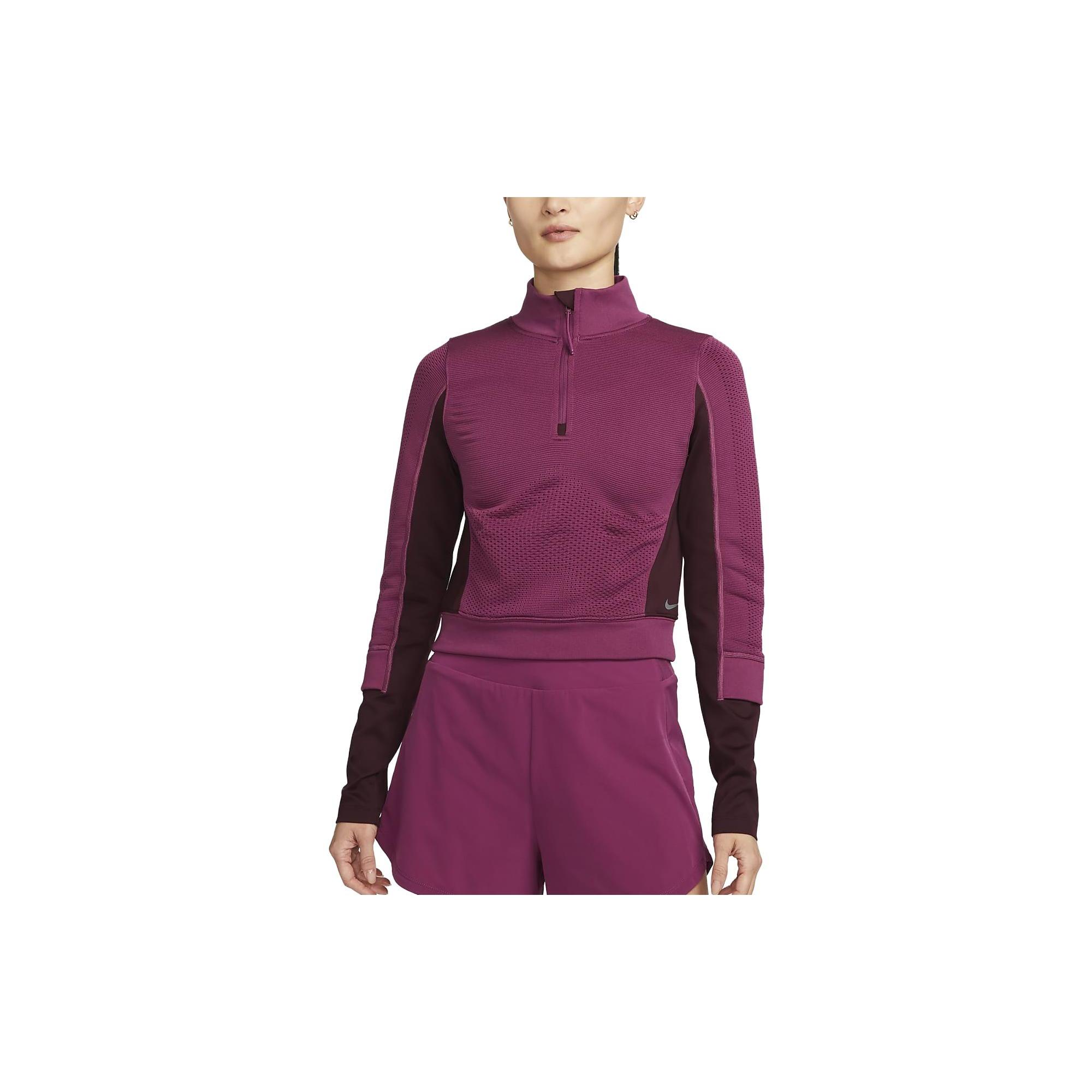 

New Nike THERMA FIT ADV Sweatshirts Women s Red Sandalwood DV9808-653 XS