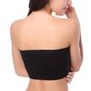 Double-layer extended size strapless chest wrap women's removable chest pad summer one-word thin invisible underwear