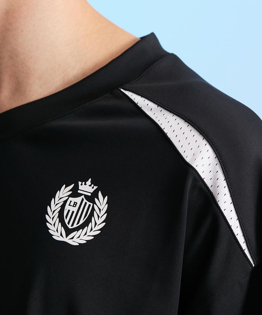 Leijibi Hydro Mesh Performance Oversized M Rash Guard Short Sleeve Jersey Black