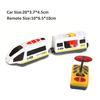 Wooden Tracks Magnetic Rail Car Toys for Children Electric Rc Cars with Light and Sound Magnetic Train Toys for Children Gift