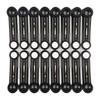 Plastic Drying Clamps 16PCS Clothes Pins, Compact Non-Slip No-Trace Laundry Clips, Spring Strong Grip Fabric Holders Loaded Clips for Socks Towels And