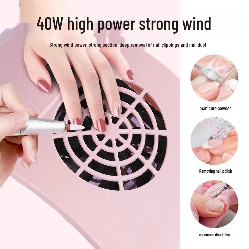 858-M5 Aspirateur de poussière de manucure avec aspiration puissante