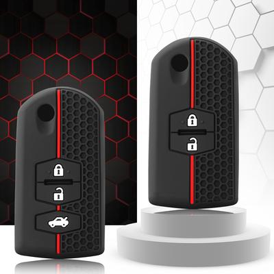 Silicone Car Key Case For Mazda Demio 2 3 5 6 M3 M5 M6 CX-5 CX7 CX9 RX8 MX5 MPV Cover Keyless Remote Fob Shell Skin Protector