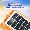 Outdoor Strong Sunlight Lighting Solar LED Floodlight IP66 Waterproof USB RechargeablePortable Camping Tent Fishing Work Light