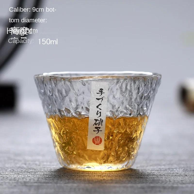 Whiskyglas japanisches Weinglas Haushaltsglas Weinglas kreatives Gletschermuster Bierkrug Kaffeetassen