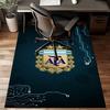 Argentina Football club Printed Office Carpet Chair Cushion  Entryway Rug, Rugs for Living Room, Bedroom Christmas gifts