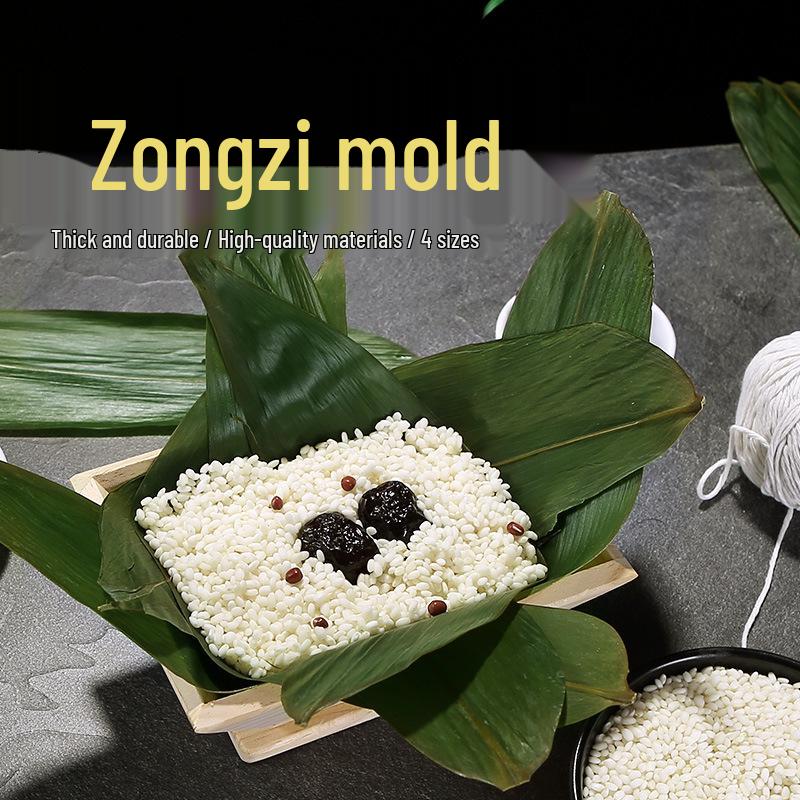 Large Solid Wood Zongzi Mold for Kitchen and Commercial Use - Multiple Styles for Dragon Boat Festival Rice Balls