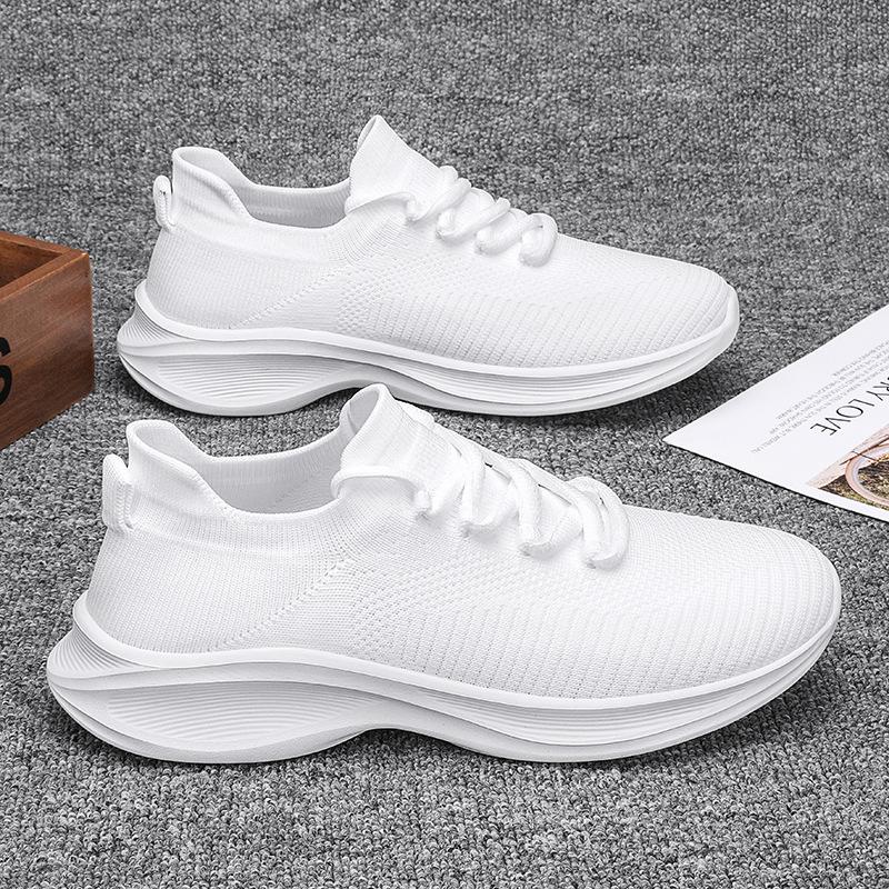 Breathable fly-woven couple socks shoes casual sports shoes men and women lightweight running couple shoes