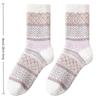 Fashion Autumn Winter Coral Fleece Socks Thicken Warm Sleep Socks Soft Half Fleece Medium Tube Sock For Women Girls