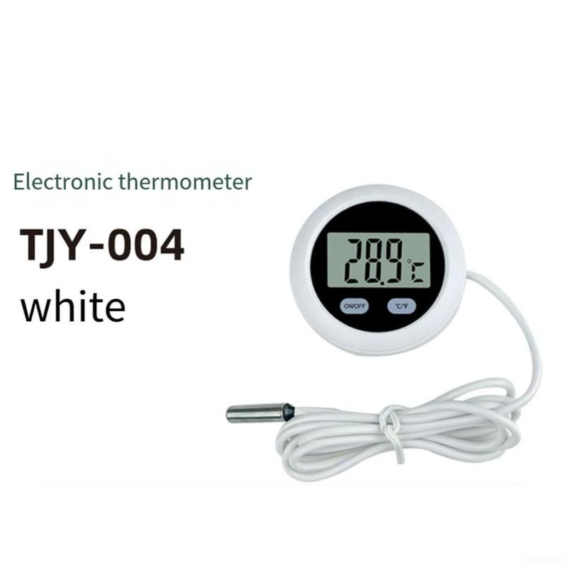 Digital Aquariums Water Thermometers with Large LCD Screen For Easy Fish Tanks Water Temperature Monitoring