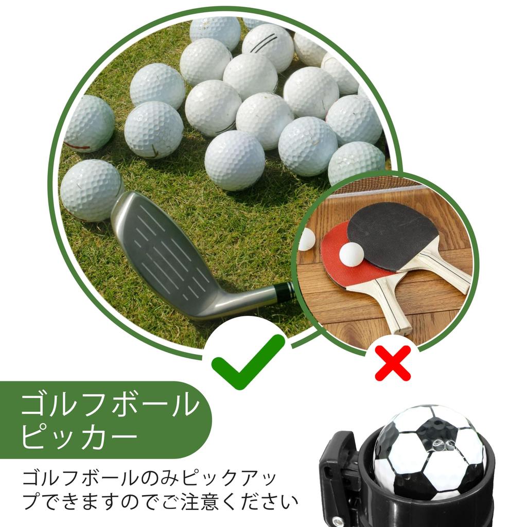 Golfball-Greifer Professioneller Sammler Golfball-Sauger Aufbewahrungsstock 21 Ballhalter Sammler - -