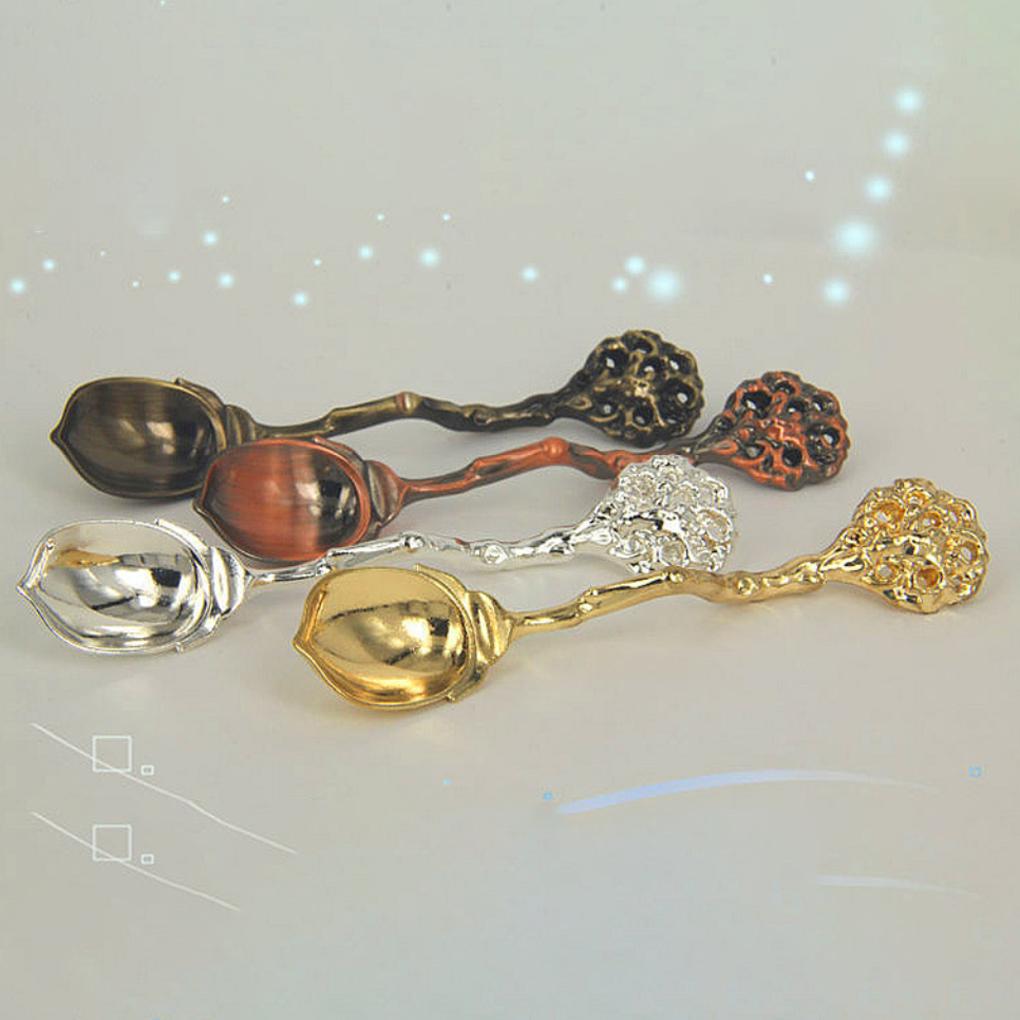 Retro Luxus Palaststil Kaffee Tee Mini Löffel Schaufel Besteck Set