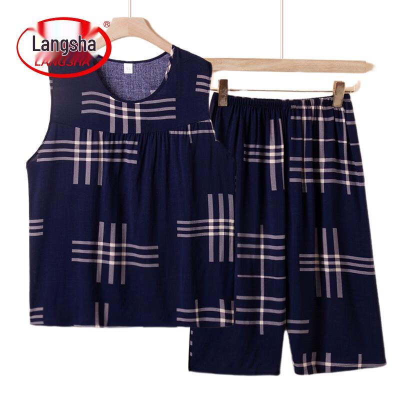 Lonsa Women s Sleeveless Summer Pajama Set B-2XL