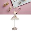 Model Dress Jewelry Display Stand Resin Iron Space Saving Earring Necklace Hanging Mannequin Jewelry Display Rack Gray