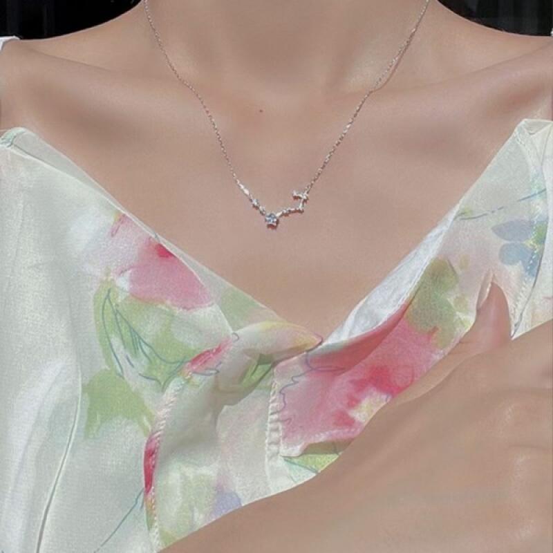 Autumn Bigdipper Star Silver Necklace