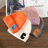 Autumn and Winter Letter Embroidery Big C Student Couple Knitted Hat Outdoor Warm and Cold Wool Hat