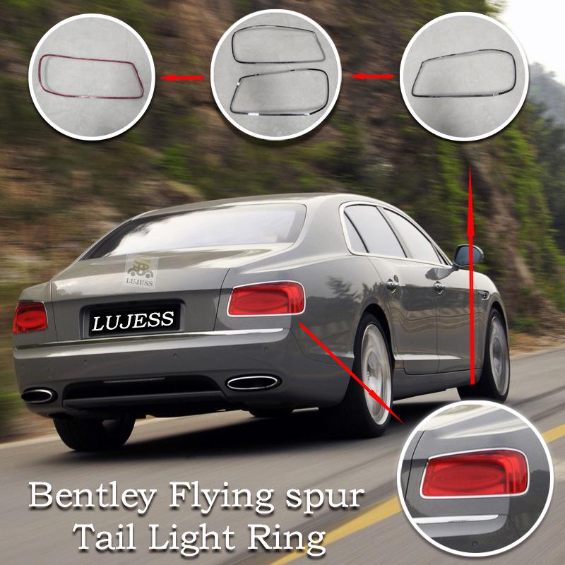 Verchromter Rückleuchten-Zierring für Bentley Flying Spur (2013-2018)