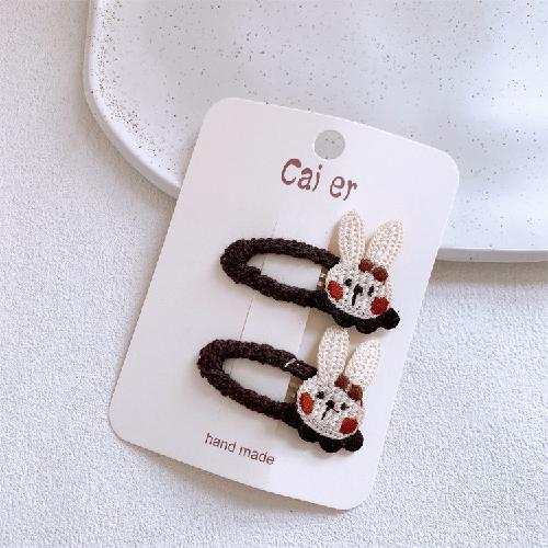 Korean Pearl Bow Rhinestone Love Hairpin Hair Ring High-end Temperament Does Not Hurt The Side of The Hair The Girl's Hairpin